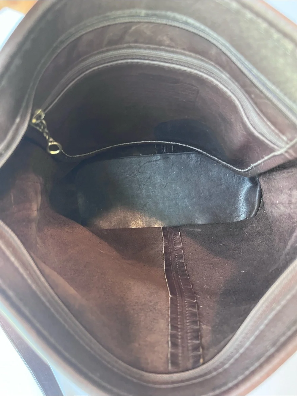 Vintage Coach Bleeker Bucket Bag Brown Leather